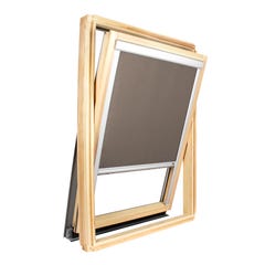 Store occultant compatible Roto ® - Vitrage H103.5 x 100 cm Taupe 0