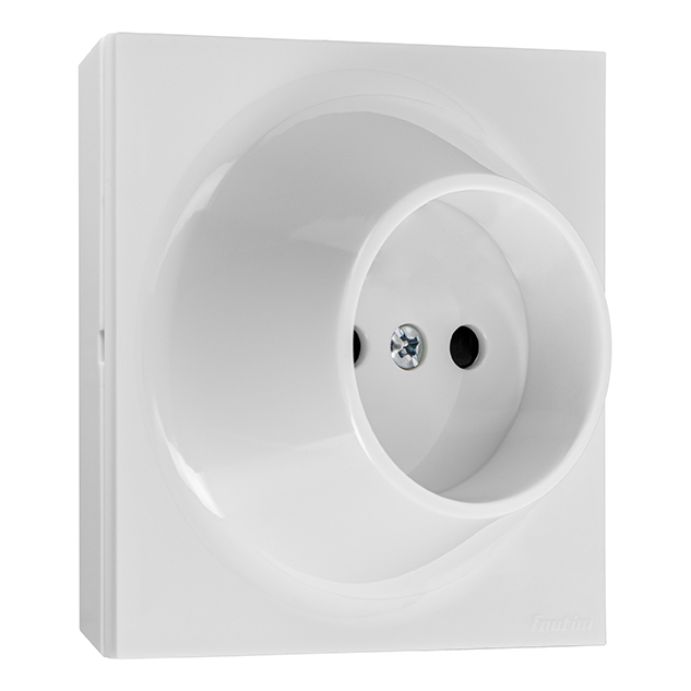 Prise 2 Pôles blanche Neo Evo-FONTINI