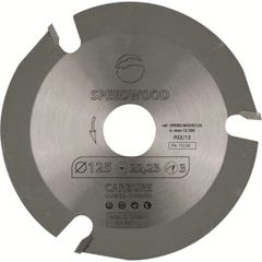 SPEEDWOOD125 Disque au carbure - Diamètre : 125 mm 0