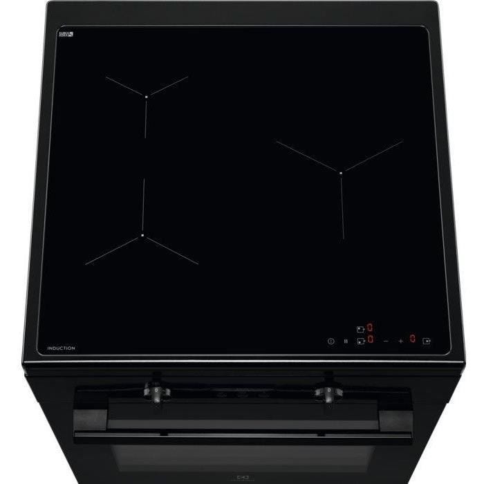ELECTROLUX LKI648544K - Cuisiniere induction 60x60cm - 3 foyers - Four chaleur pulsee - 54L - Pyrolyse - Noir 8