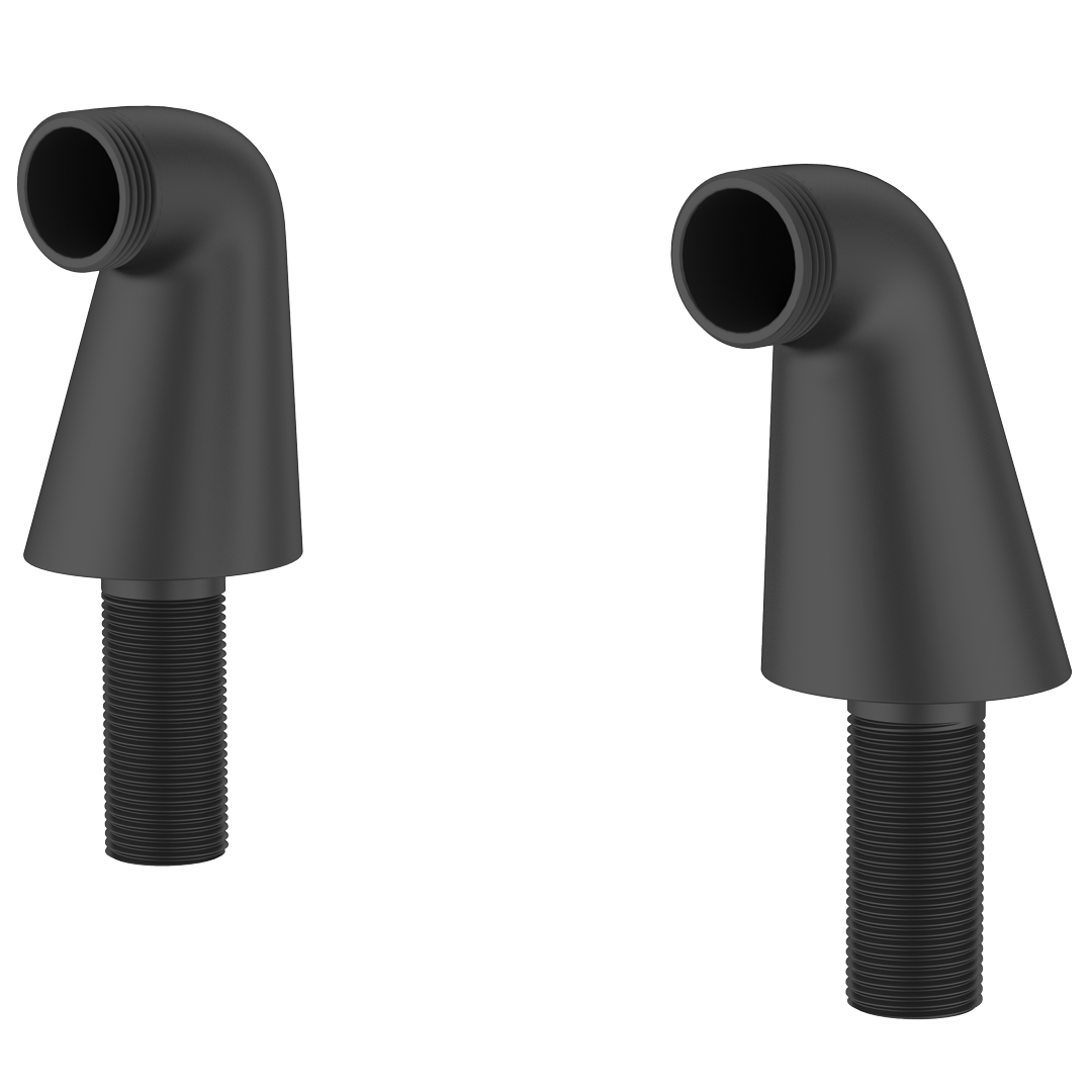 Colonnettes raccord bain-douche noir