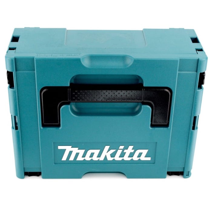 Makita DFS 250 RFJ 18 V Visseuse pour cloisons sèches sans fil avec Coffret de transport Makpac + 2x Batteries 3,0 Ah + chargeur 2
