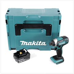 Makita DTD 152 T1J 18V Li-Ion Visseuse à chocs sans fil avec boîtier Makpac + 1x Batterie BL 1850 5,0 Ah Li-Ion - sans Chargeur 0