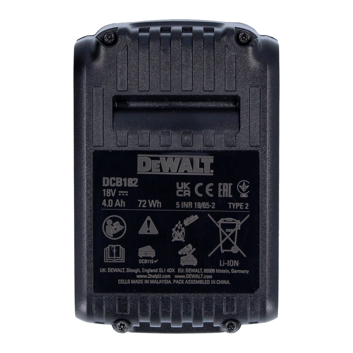Dewalt DCB182 Batterie 18V 4Ah / 4000mAh XR Li-Ion 2
