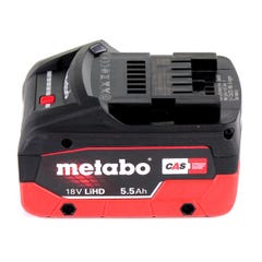 Metabo Set 18V - 2x Batteries LiHD 5,5Ah ( 625368000 ) 1