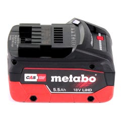 Metabo Set 18V - 2x Batteries LiHD 5,5Ah ( 625368000 ) 3
