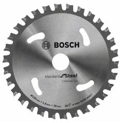 Lame scie circulaire Standard for Steel 136X20X1,6 30D GKM18 - BOSCH - 2608644225 0