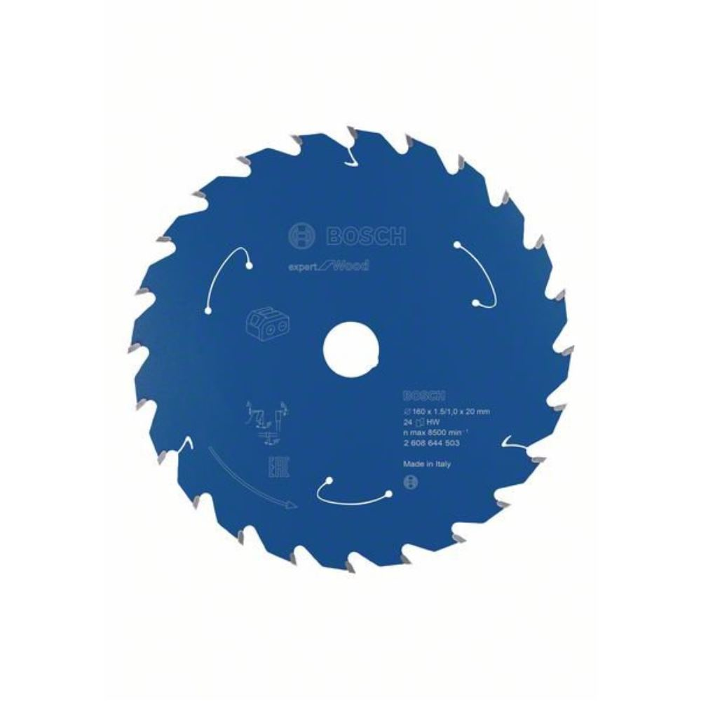 Bosch Lame de scie circulaire Expert for Wood 160 x 1,0 x 20 mm - 48 dents pour bois ( 2608644505 ) 6
