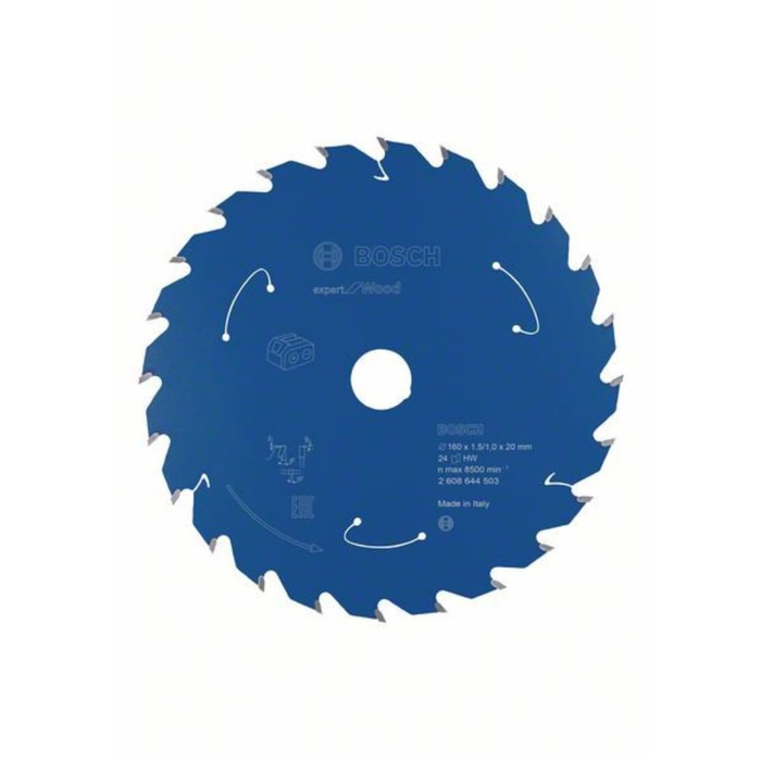 Bosch Lame de scie circulaire Expert for Wood 160 x 1,0 x 20 mm - 48 dents pour bois ( 2608644505 ) 6