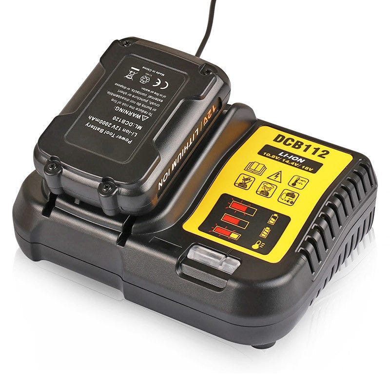Chargeur de Batteries DEWALT DCB112 10,8 V à 18 V Li-ion 0
