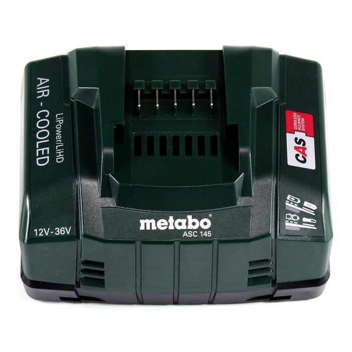 Metabo Basis Set 18V - 1x Batterie LiHD 5,5Ah ( 625368000 ) + Chargeur ASC 145 ( 627378000 ) 3