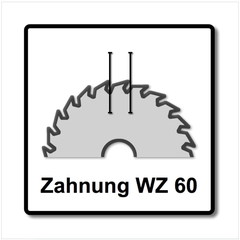 Bosch Lame de scie circulaire Optiline Wood OP WO B 254x30-60 254 mm 60 Dents ( 2608640444 ) 2