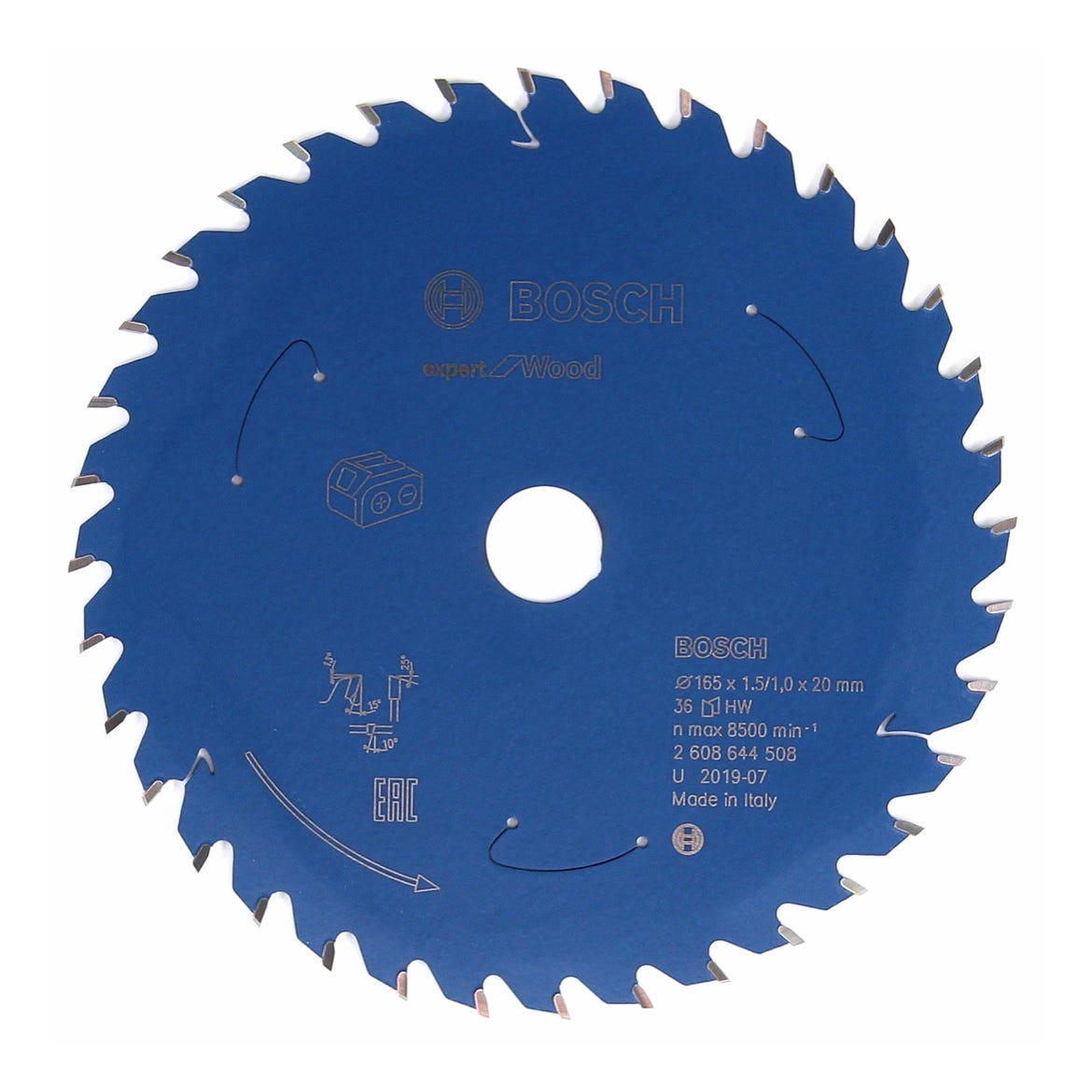 Bosch Lame de scie circulaire Expert for Wood 165 x 1,0 x 20 mm - 36 dents pour bois ( 2608644508 ) 0