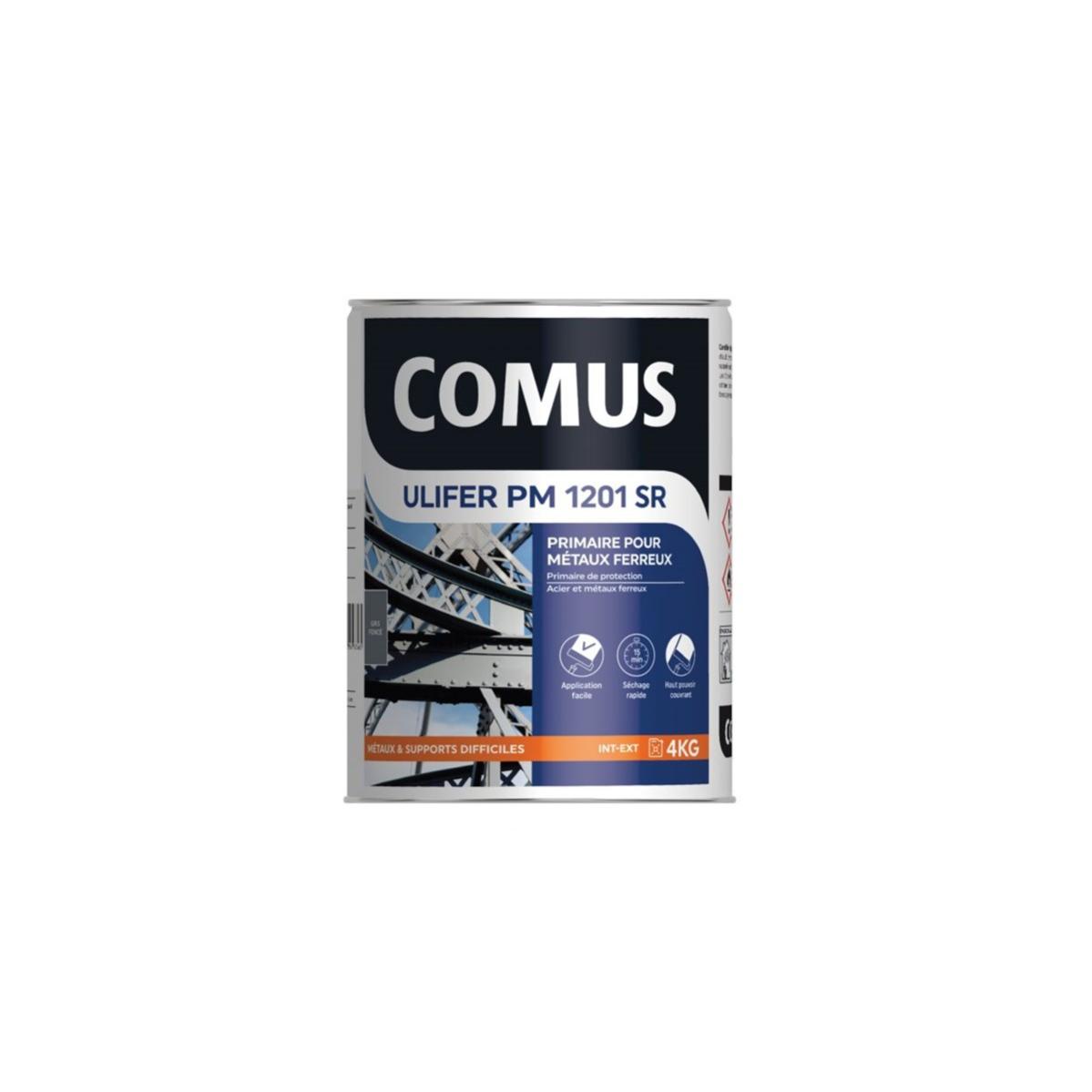 ULIFER PM 1201 SR - NOIR 15 KG Primaire pour métaux ferreux - COMUS - COMUS