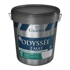 Odyssee 2 Mat Blanc 3l - Impression Et Finition Mat - Guittet 0