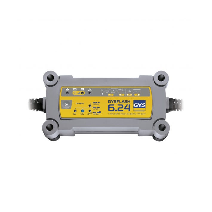 Déstock - Gys - Chargeur de batterie 6/12 V et 24 V - GYSFLASH 6.24 0