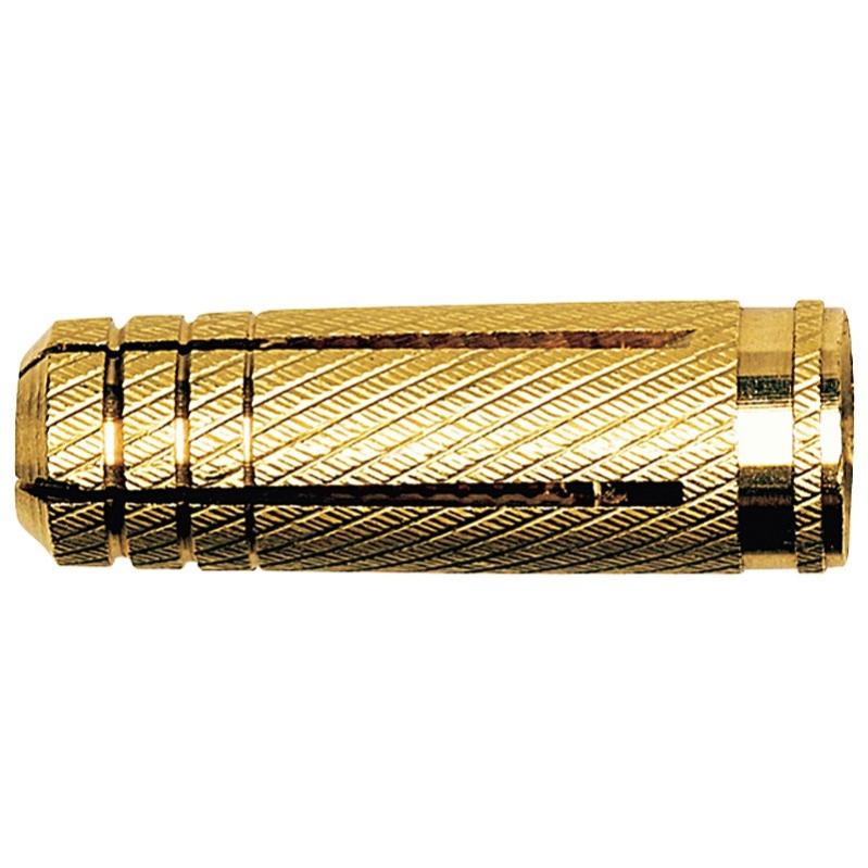 Cheville laiton taraudage M6 - Boîte de 100 - Fischer 541707