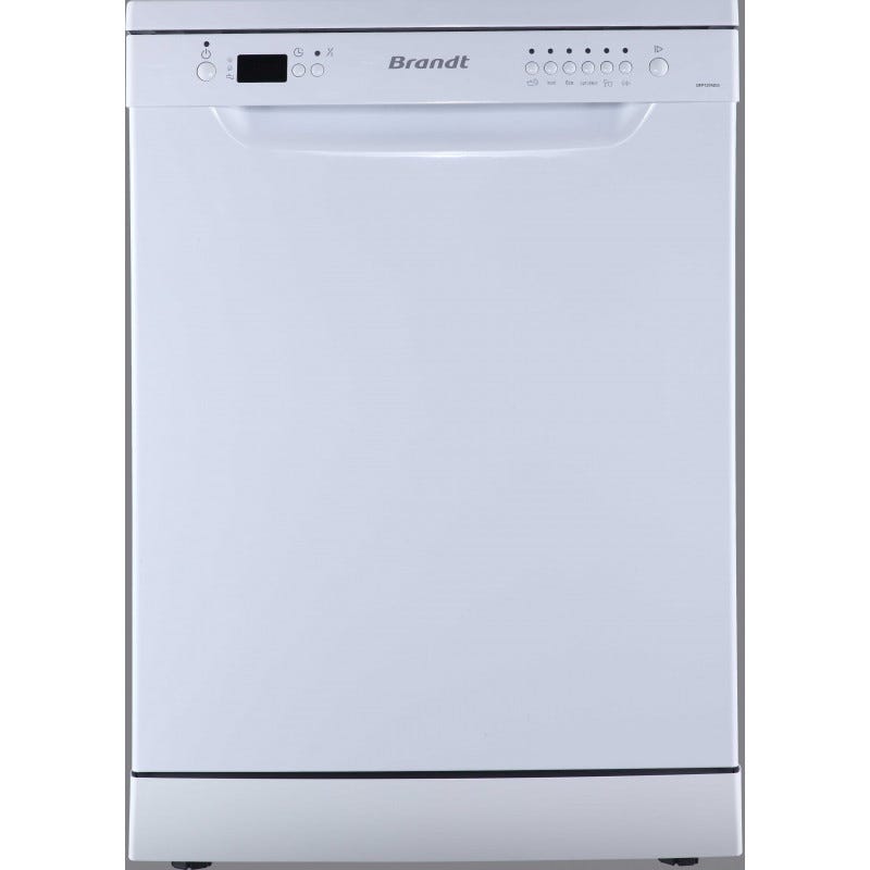 Lave-vaisselle pose libre BRANDT 12 Couverts 59.8cm E, DFP127ADW 0