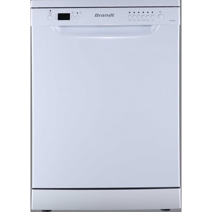 Lave-vaisselle pose libre BRANDT 12 Couverts 59.8cm E, DFP127ADW 0