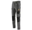 Pantalon de travail stretch imperméable avec poches genouillères Caterpillar TRADES WR Gris / Noir 48