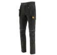 Pantalon de travail avec poches genouillères stretch imperméable Caterpillar TRADE HOLISTER Noir 40