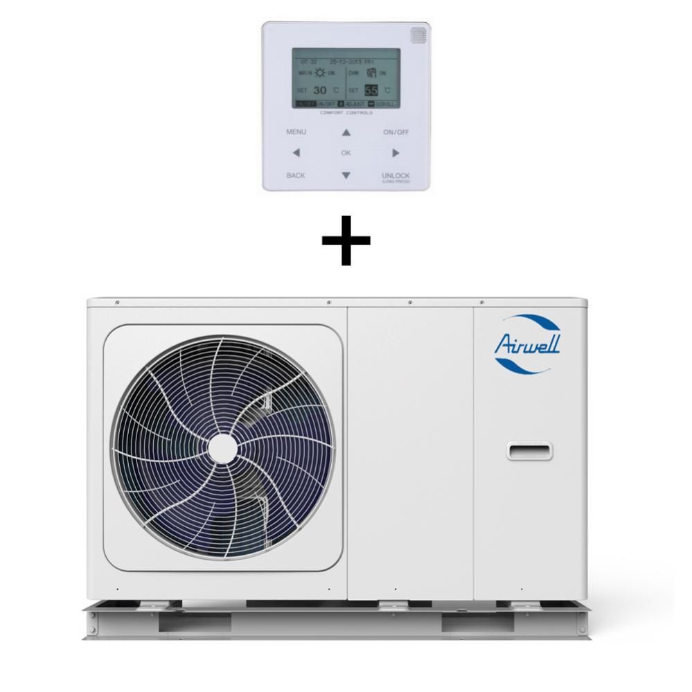 Pompe à chaleur Air / Eau monobloc Wellea Airwell 16 kW Monophasé