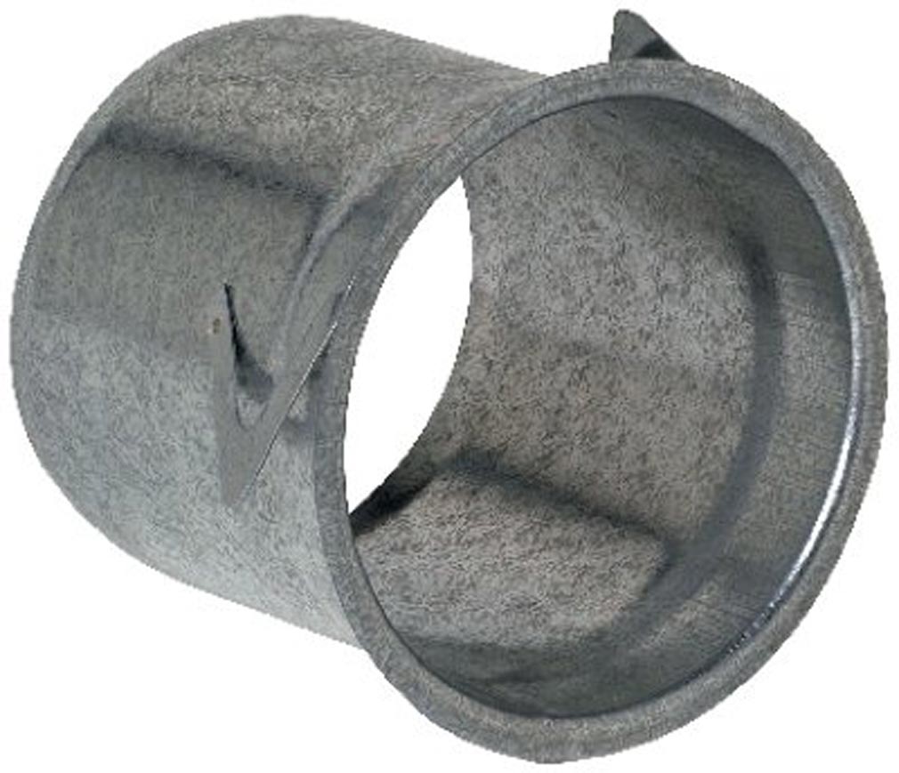 Manchette tôle à épaulement D125 H125 + 3 pattes - ALDES - 11012252 Manchette tôle à épaulement D125 H125 + 3 pattes