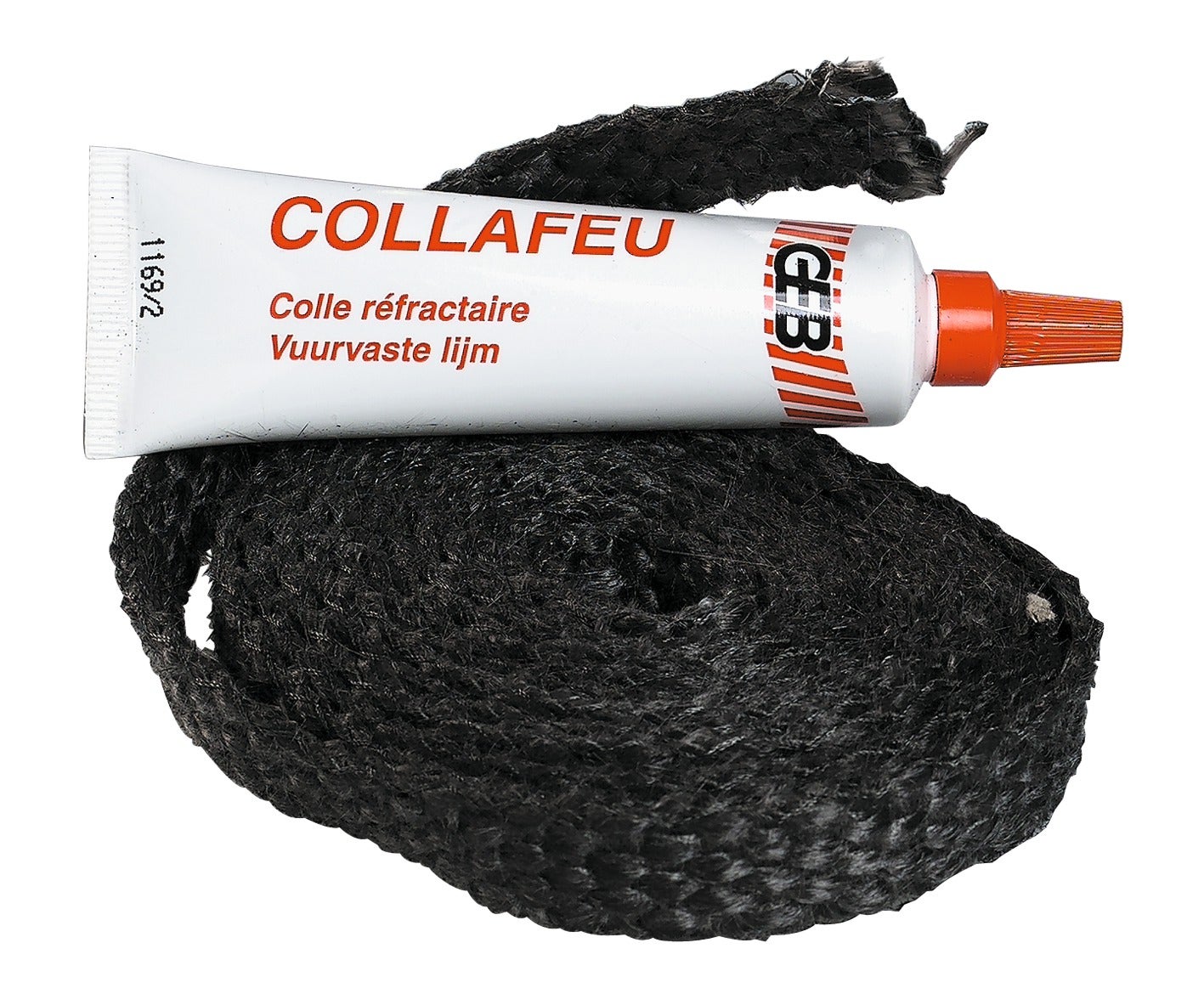 Kit tresse plate fibre de verre Propfeu + tube colle 20 ml collafeu Geb -  Largeur 15 mm ❘ Bricoman