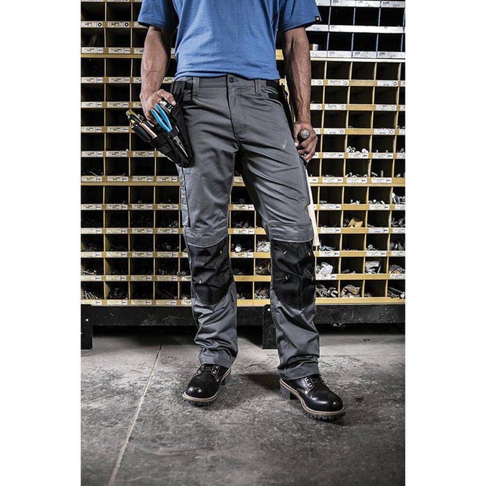 Pantalon de travail Custom Lite Gris et Noir - Caterpillar - Taille 40 2