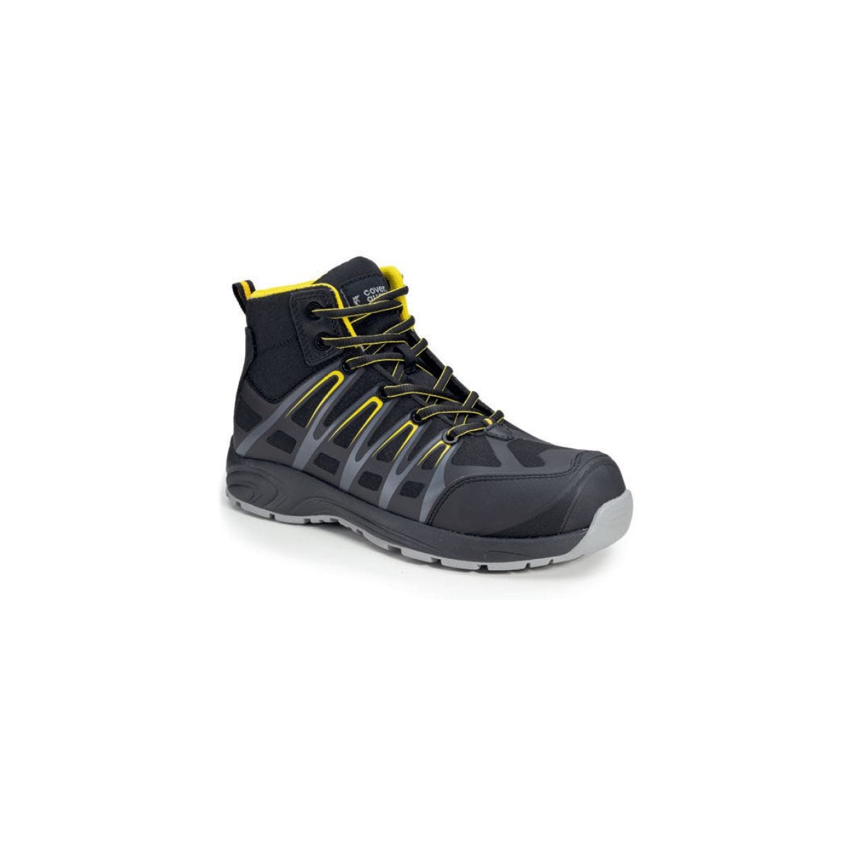 Chaussures de sécurité hautes ALUNI S3 noir et jaune - Coverguard - Taille 42 0