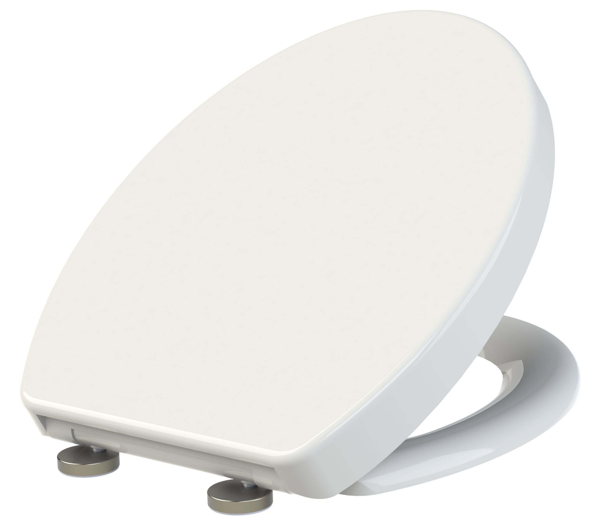 Abattant WC à fermeture progressive et déclipsable EKLA blanc