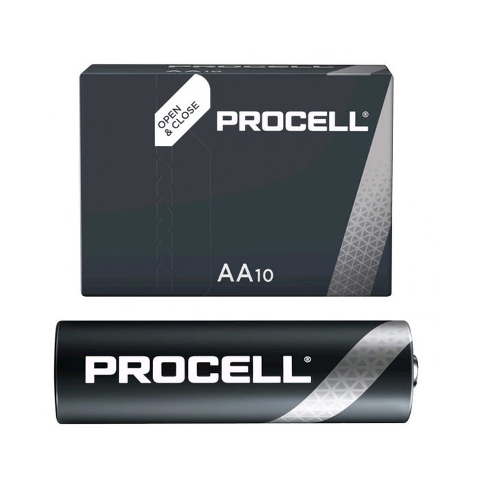 10 Piles Alcaline 1,5V AA Procell Duracell LR6 1