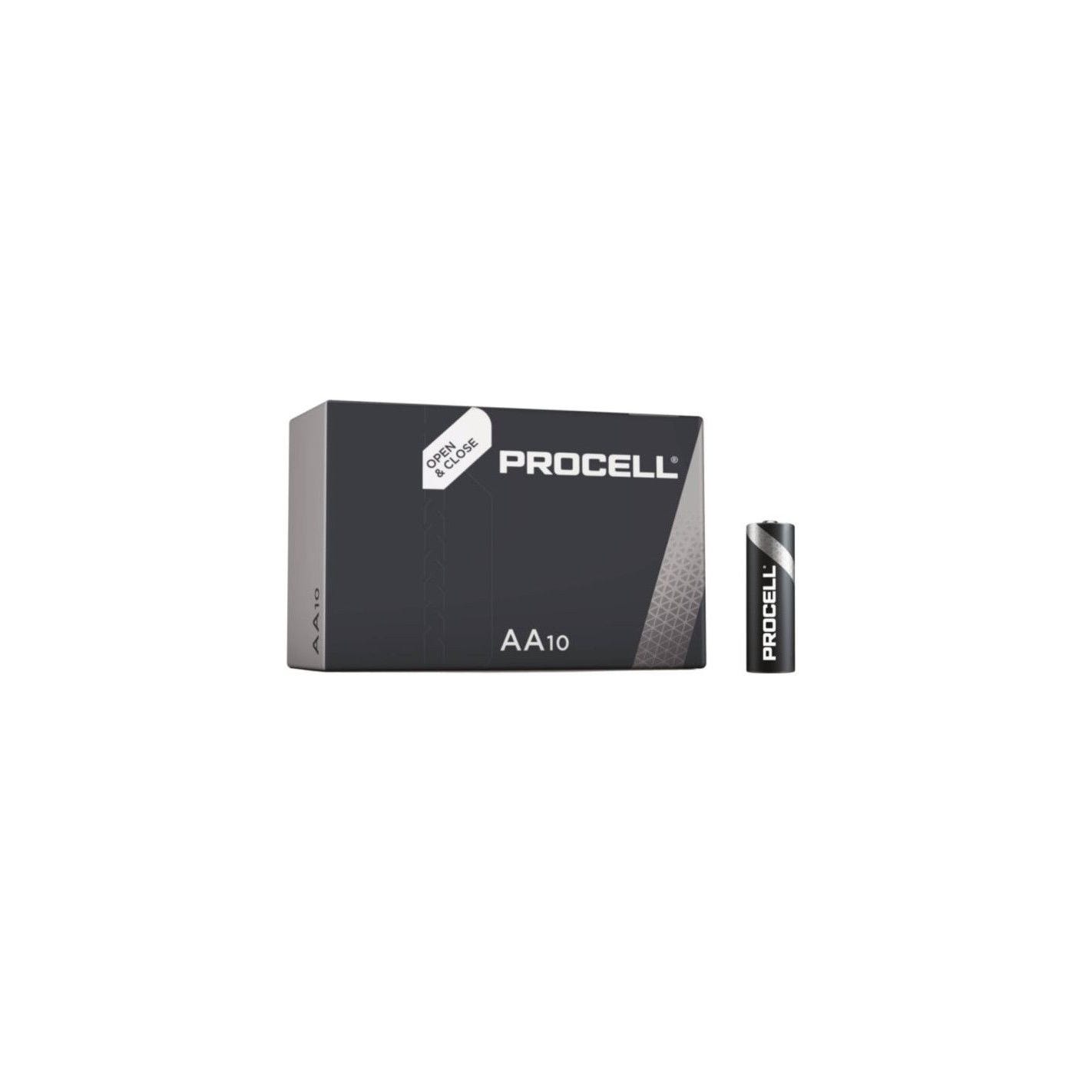 10 Piles Alcaline 1,5V AA Procell Duracell LR6 4