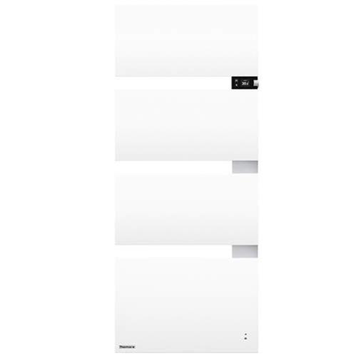 Radiateur sèche-serviettes électrique SYMPHONIK MAT A DROITE BLANC/ALU – THERMOR - 490611