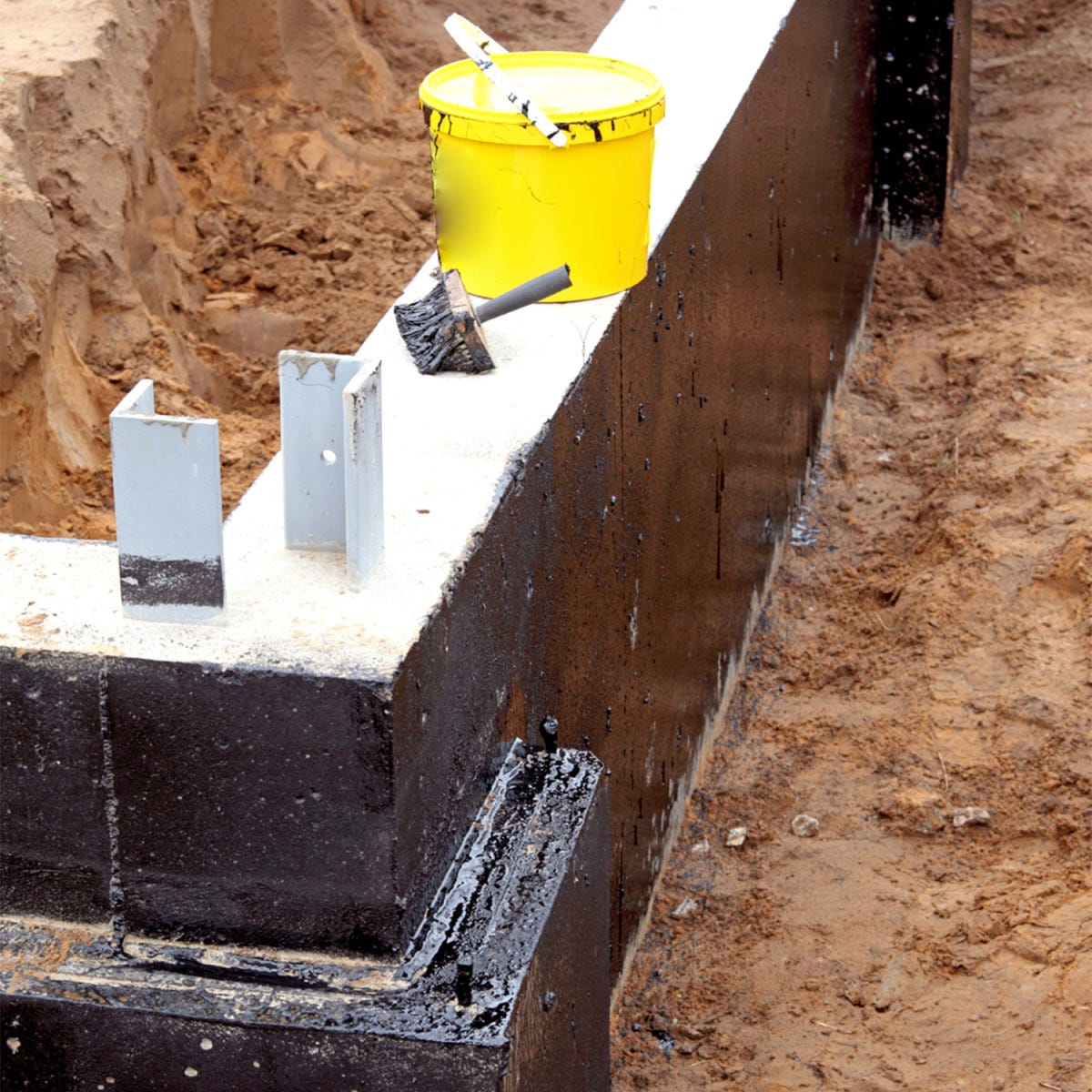 Enduit bitumineux pour Fondations Murs enterrés - ARCAFONDATION - 20 kg - Noir - ARCANE INDUSTRIES 6