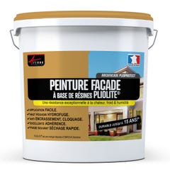 Peinture Façade Solvantée Pliolite - ARCAFACADE PLIOPROTECT - 10 L (+ ou - 80 m² en 1 couche) - Pierre - RAL 090 90 10 - ARCANE INDUSTRIES 7