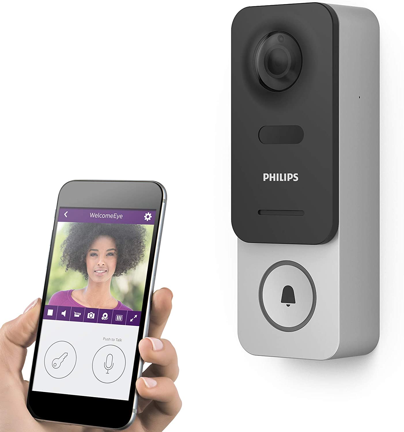 Sonnette vidéo connectée PHILIPS WelcomeEye Link