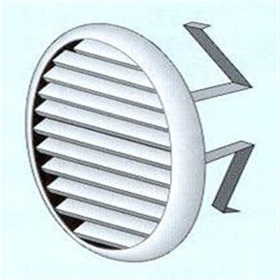 Grille de ventilation ronde avec moustiquaire - Diamètre ext: 135 mm pour  tube 80-100 ❘ Bricoman