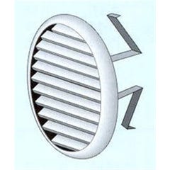 Grille de ventilation ronde avec moustiquaire - Diamètre ext: 175 mm pour tube 110-160 1