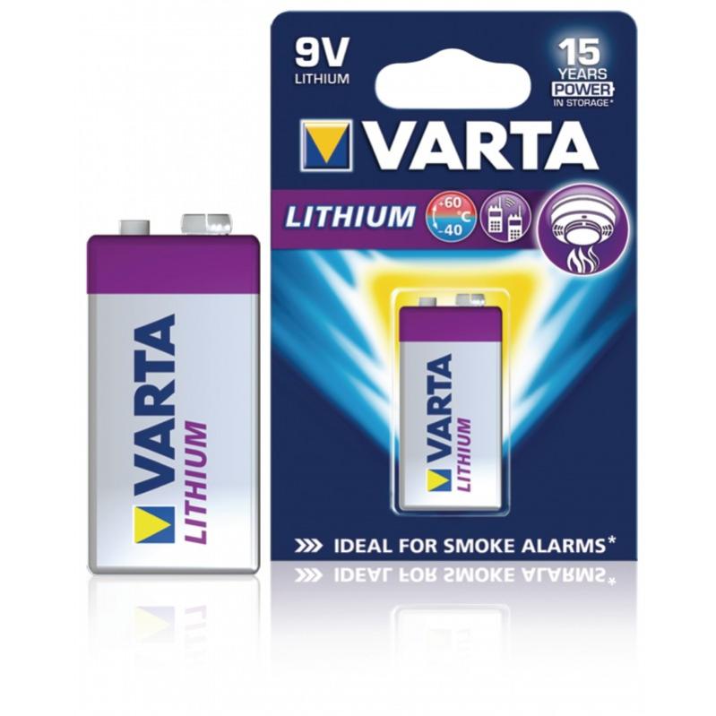VARTA Batterie au lithium 9V 9 V 1-Blister