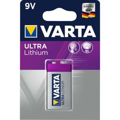 VARTA Batterie au lithium 9V 9 V 1-Blister 0