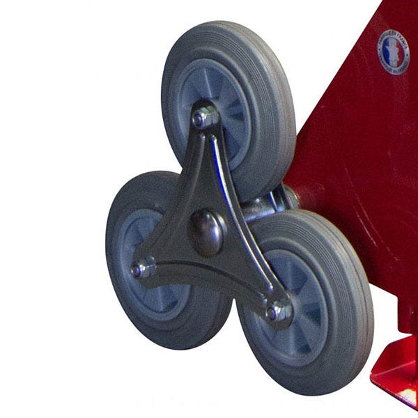 Diable 3 roues charge 250kg - Roues caoutchouc gris non tachant - 810210033 3