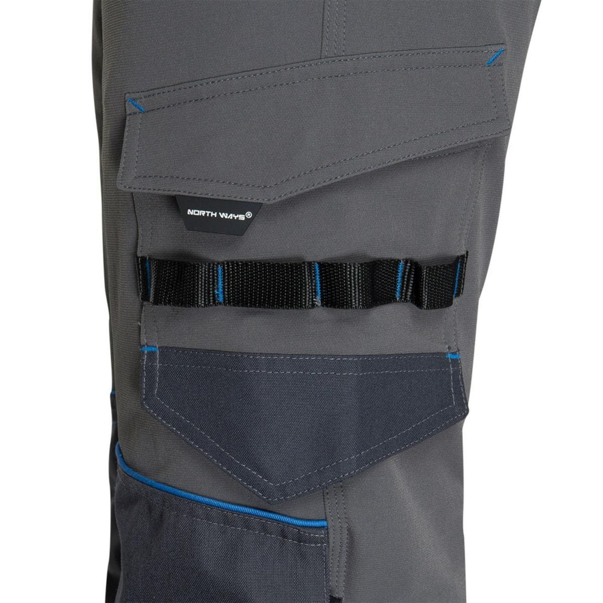 Pantalon de travail SACHA gris/bleu - North Ways - Taille 50 3