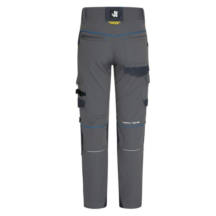 Pantalon de travail SACHA gris/bleu - North Ways - Taille 50 2