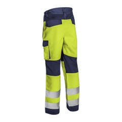 Pantalon haute visibilité HIBANA Jaune et Marine - Coverguard - Taille S 1