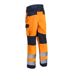 Pantalon haute visibilité HIBANA Orange et Marine - Coverguard - Taille S 1