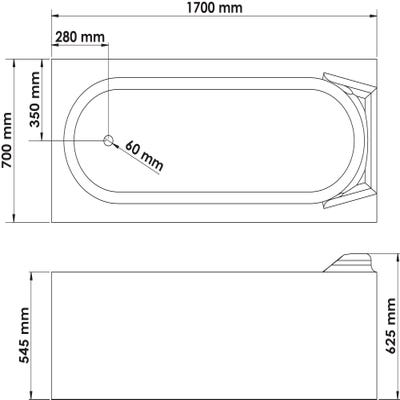 Vidage de baignoire à câble Long.650 mm - VALENTIN ❘ Bricoman