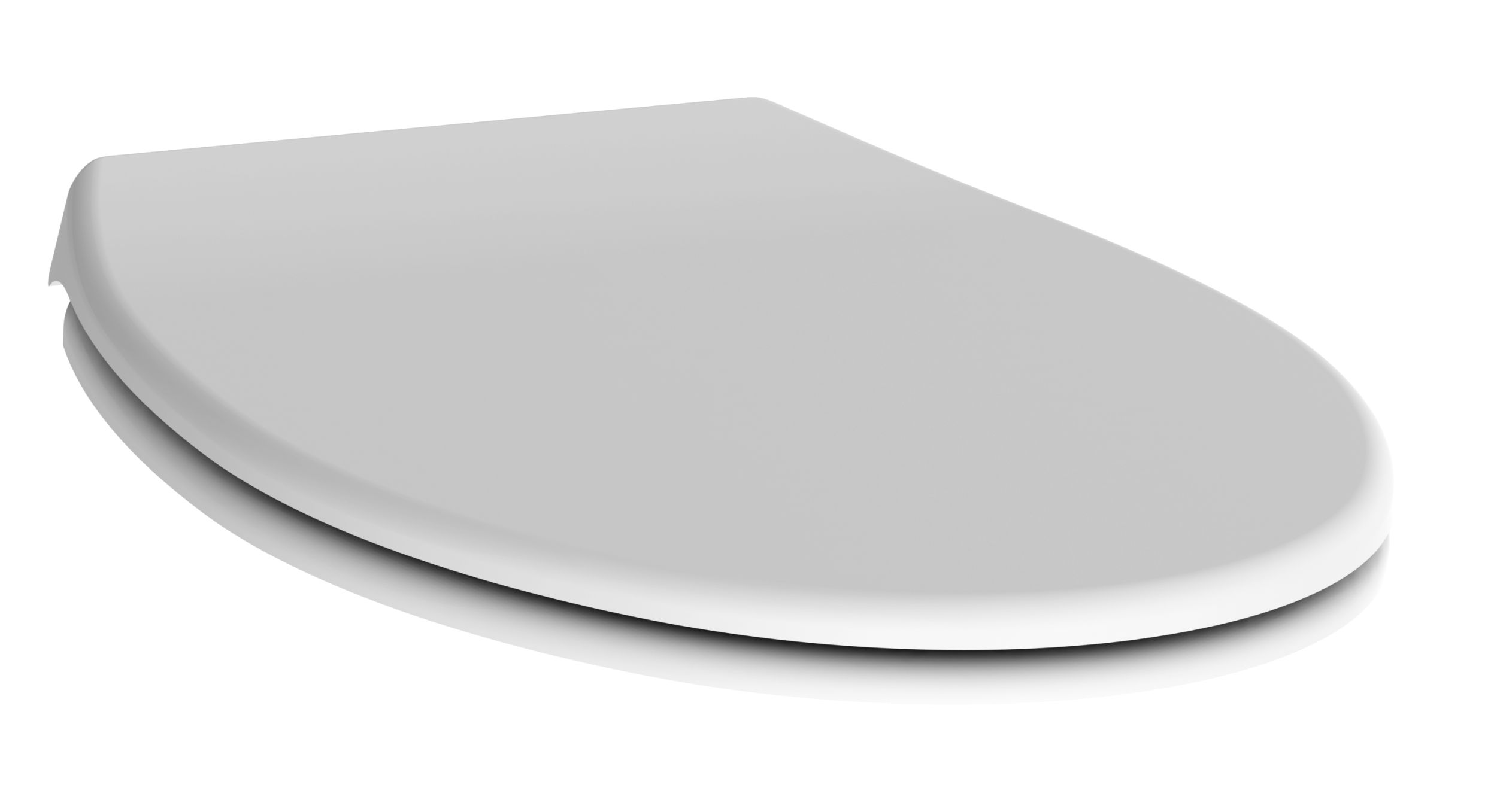 Abattant WC en thermodur - fermeture progressive et déclipsable DOLCEO blanc coton
