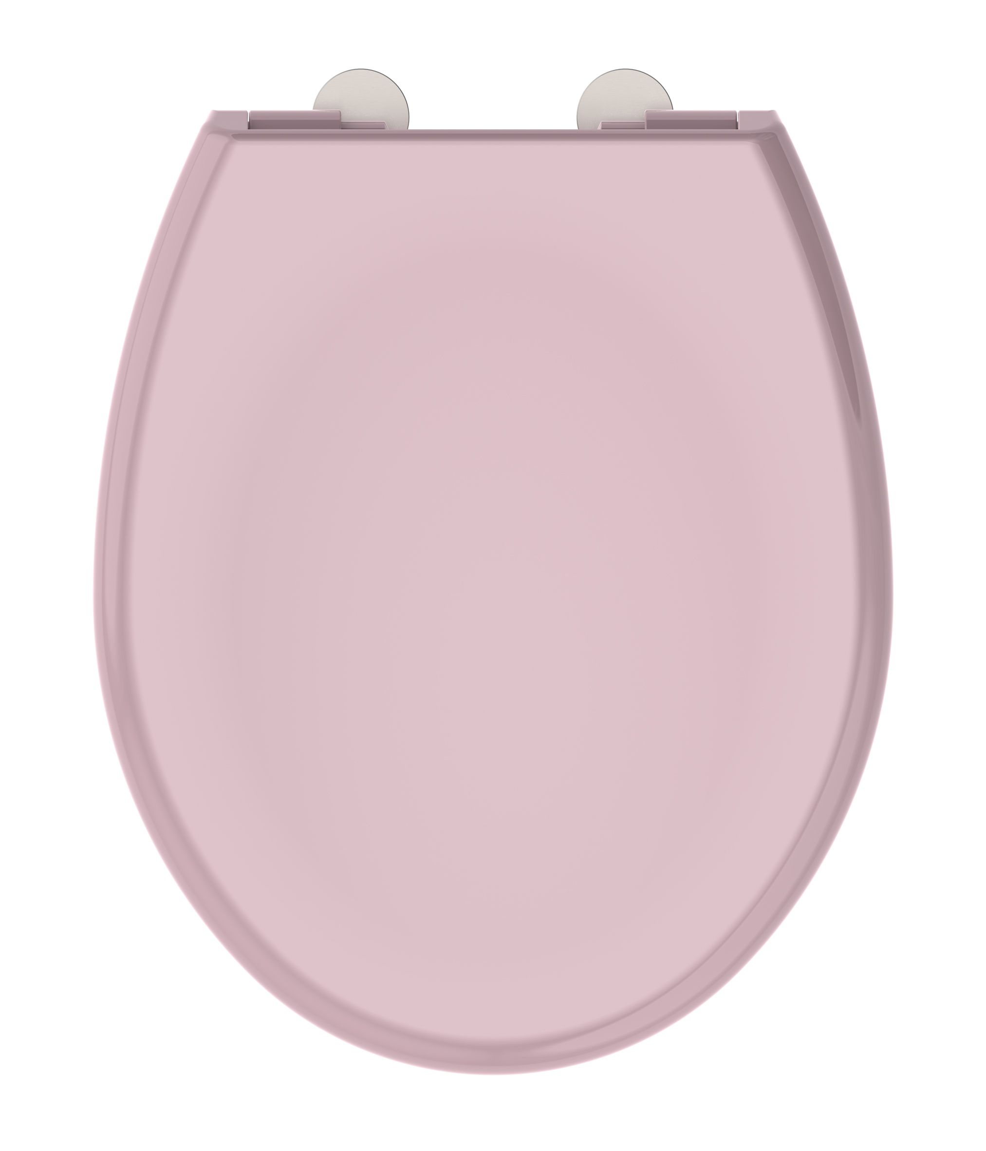 Abattant WC à fermeture progressive et déclipsable BOREO rose poudré