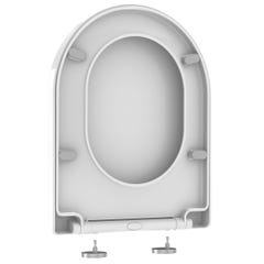 Abattant WC à  fermeture progressive et déclipsable KOBEO - Forme D-shape 2